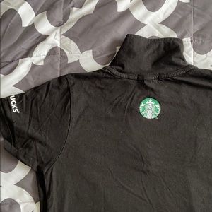 Starbucks black polo ladies XL